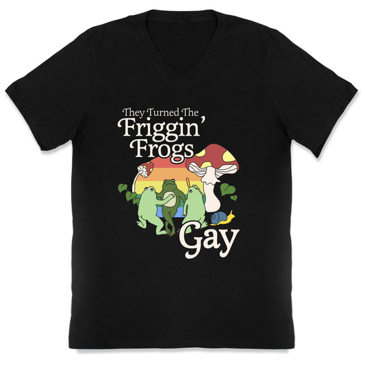 Gay Frogs V-Neck