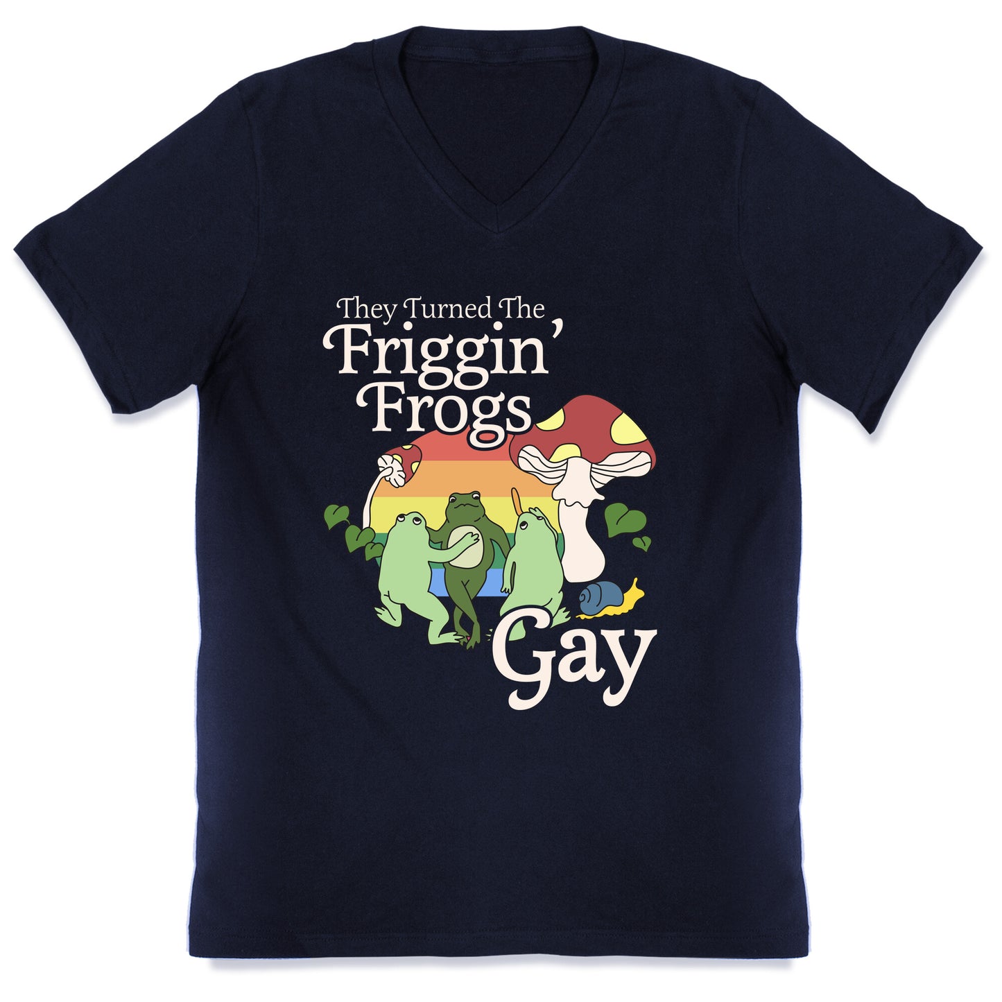 Gay Frogs V-Neck
