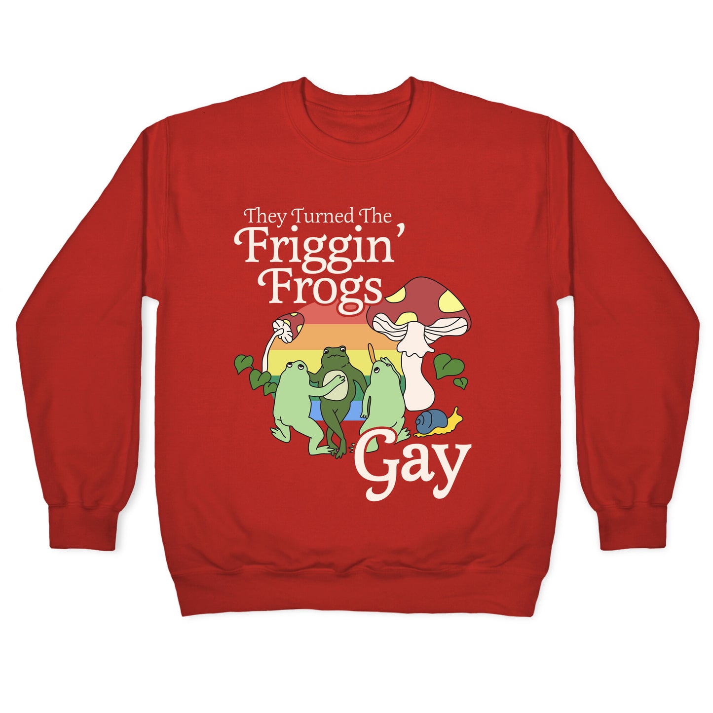 Gay Frogs Crewneck Sweatshirt