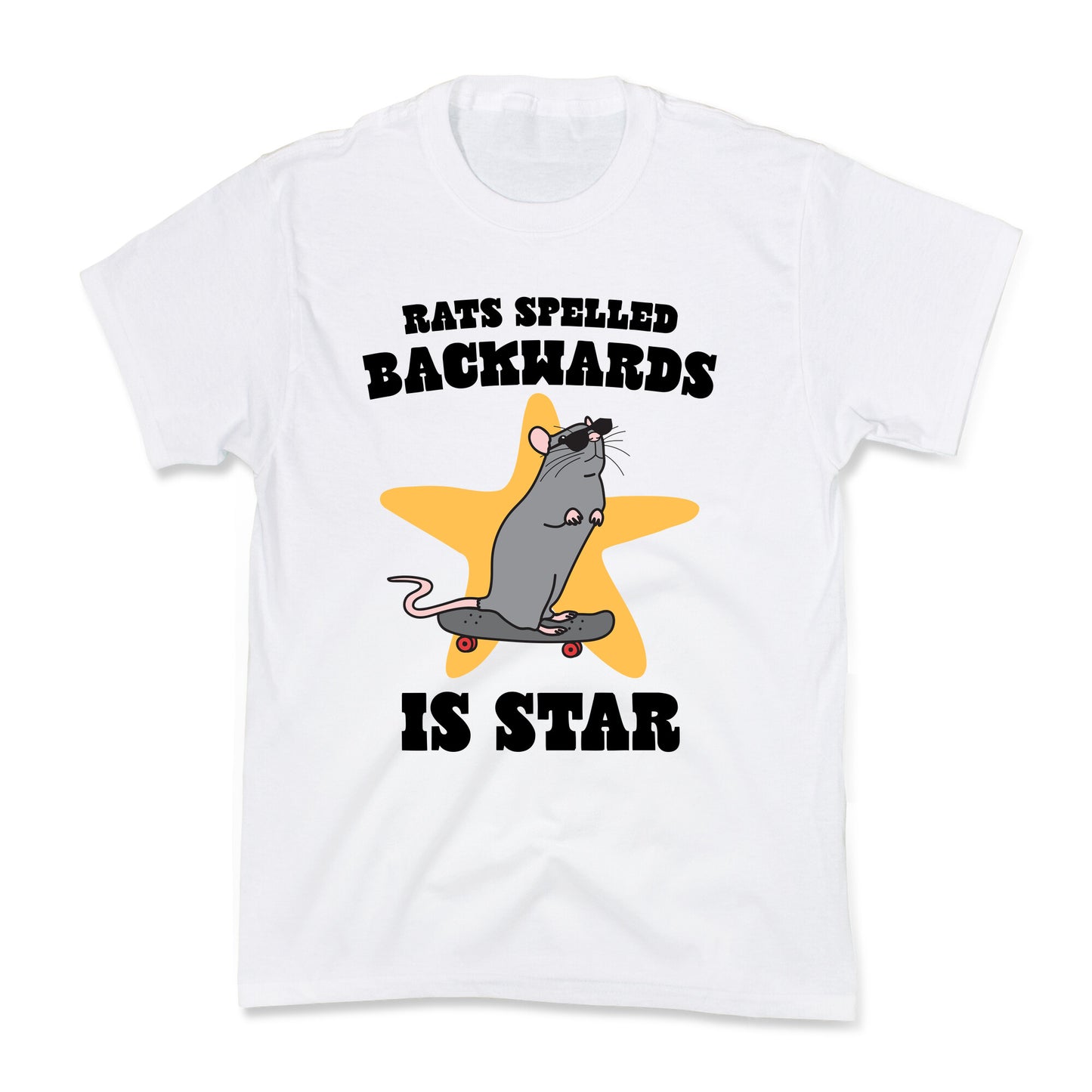 Rats Spelled Backwards is STAR Kids Tee