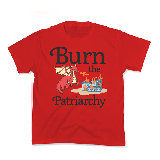 Burn the Patriarchy Kids Tee