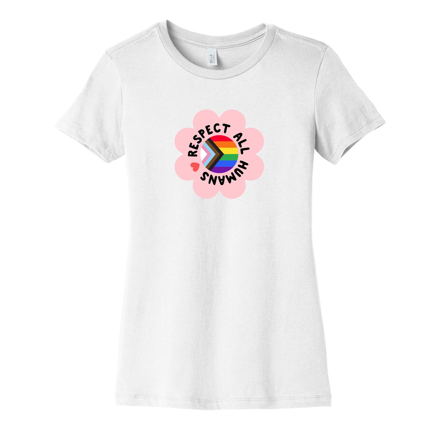 Respect All Humans Womens Cotton Tee