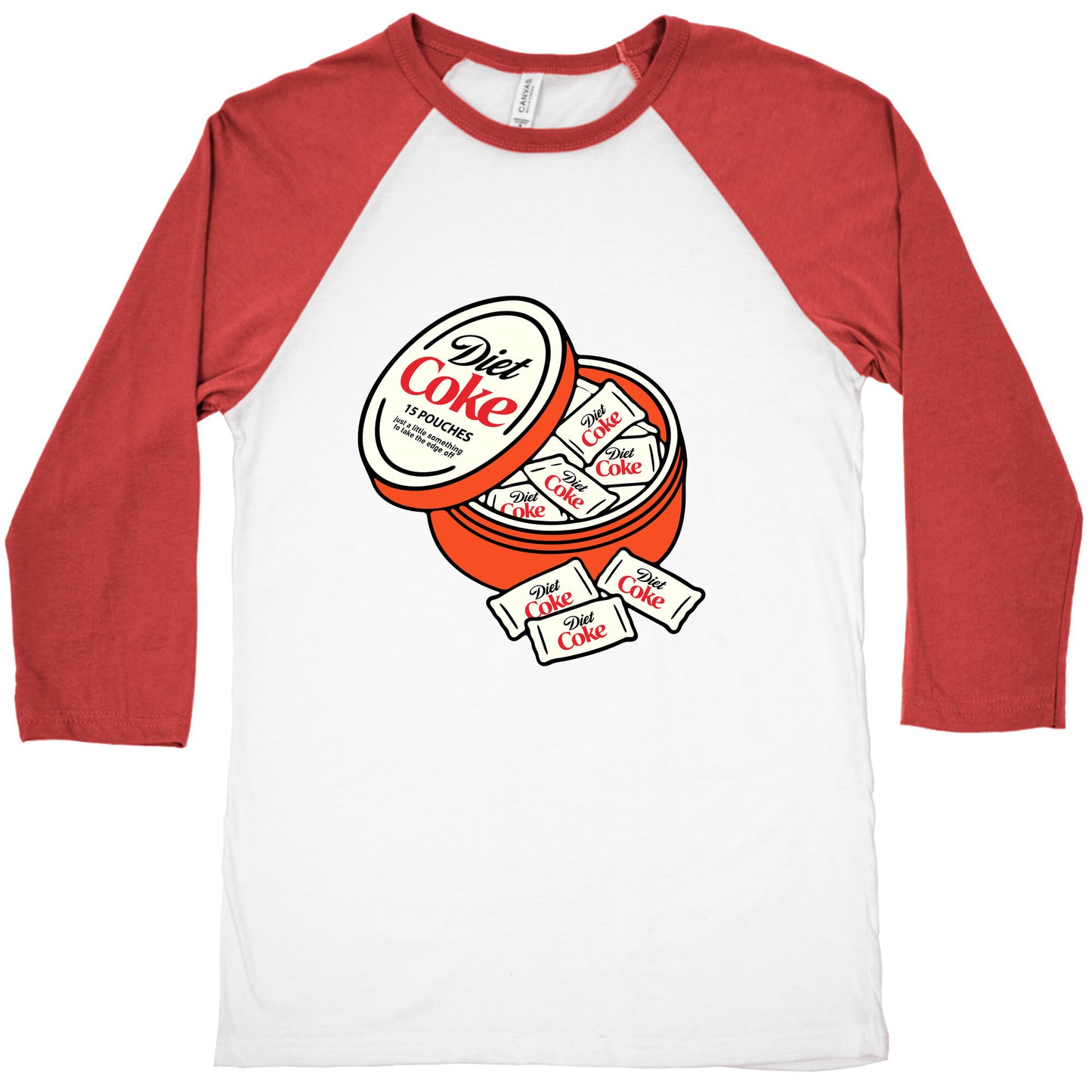 Diet Coke Zyn Pouches Baseball Tee