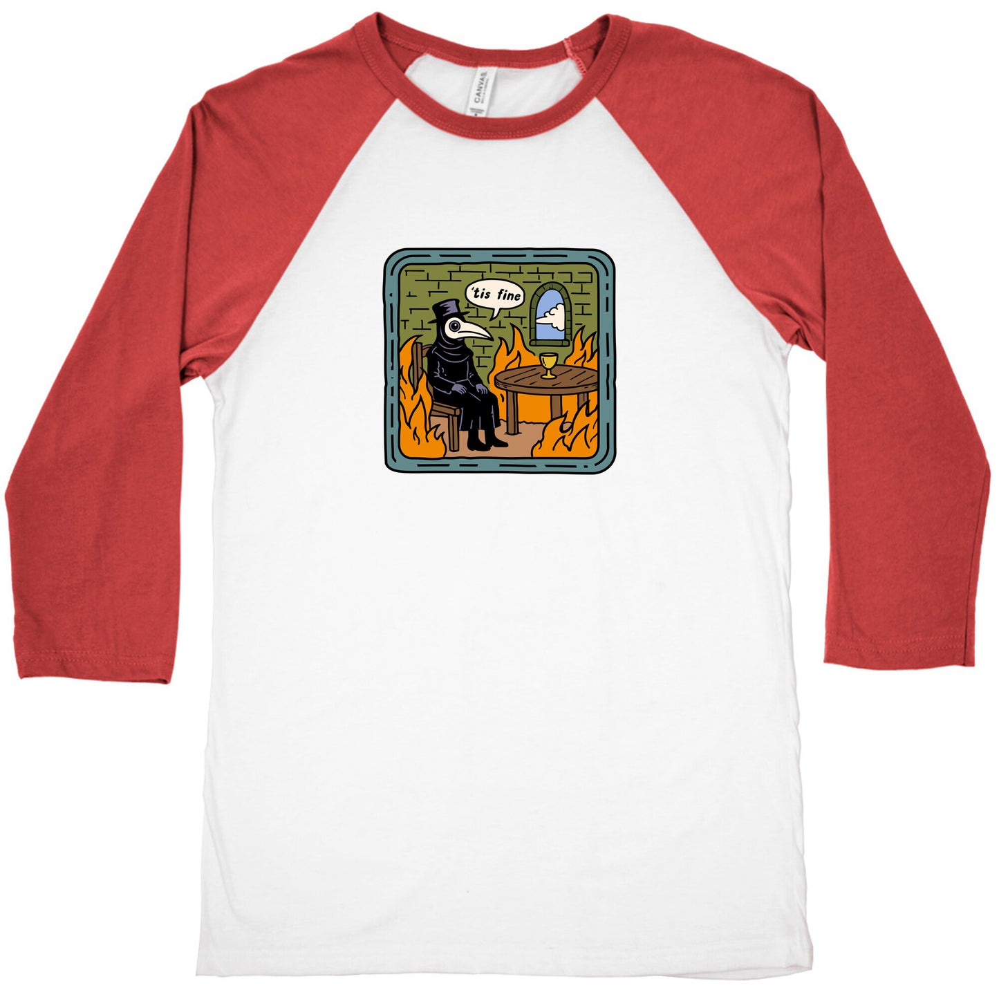 Tis Fine Baseball Tee