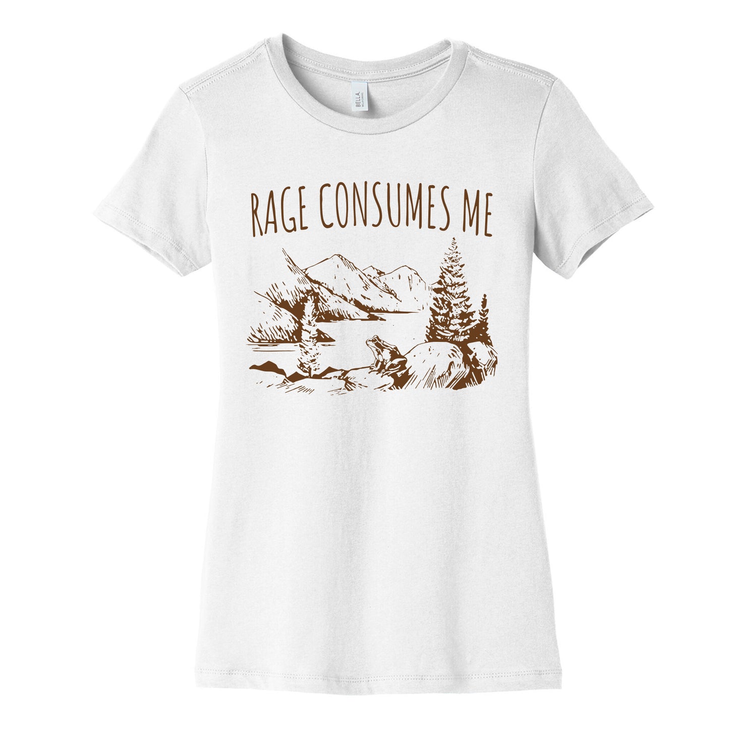 Rage Consumes Me Womens Cotton Tee