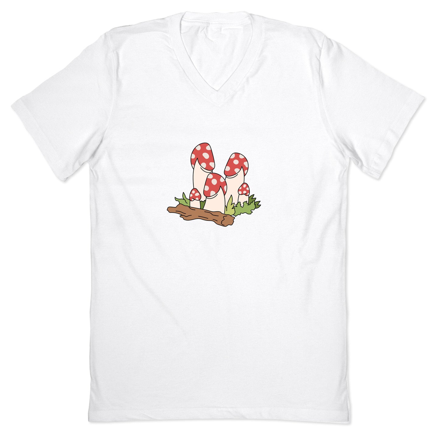 Mushroom Peens V-Neck