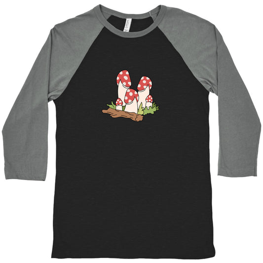 Mushroom Peens Baseball Tee
