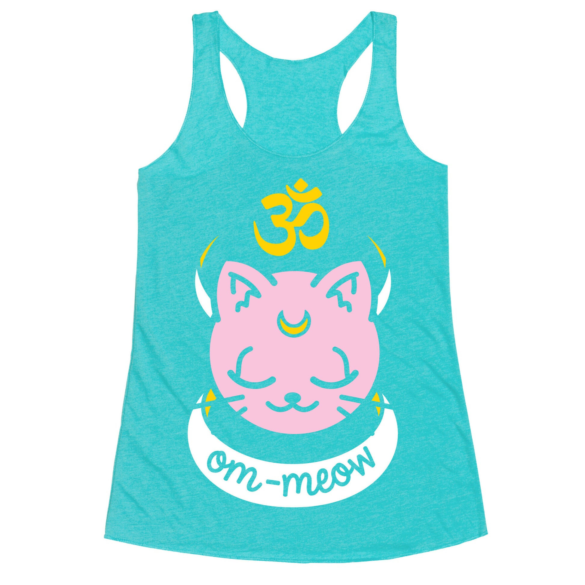 Om-Meow Racerback Tank