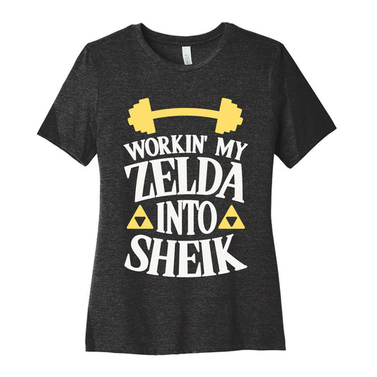 Workin' My Zelda Into Sheik Women's Cotton Tee