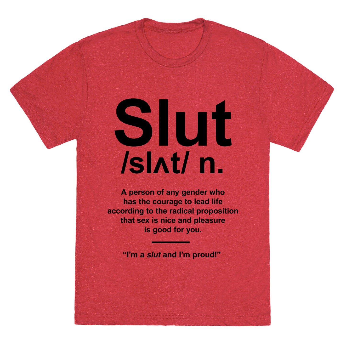 Slut Definition Unisex Triblend Tee