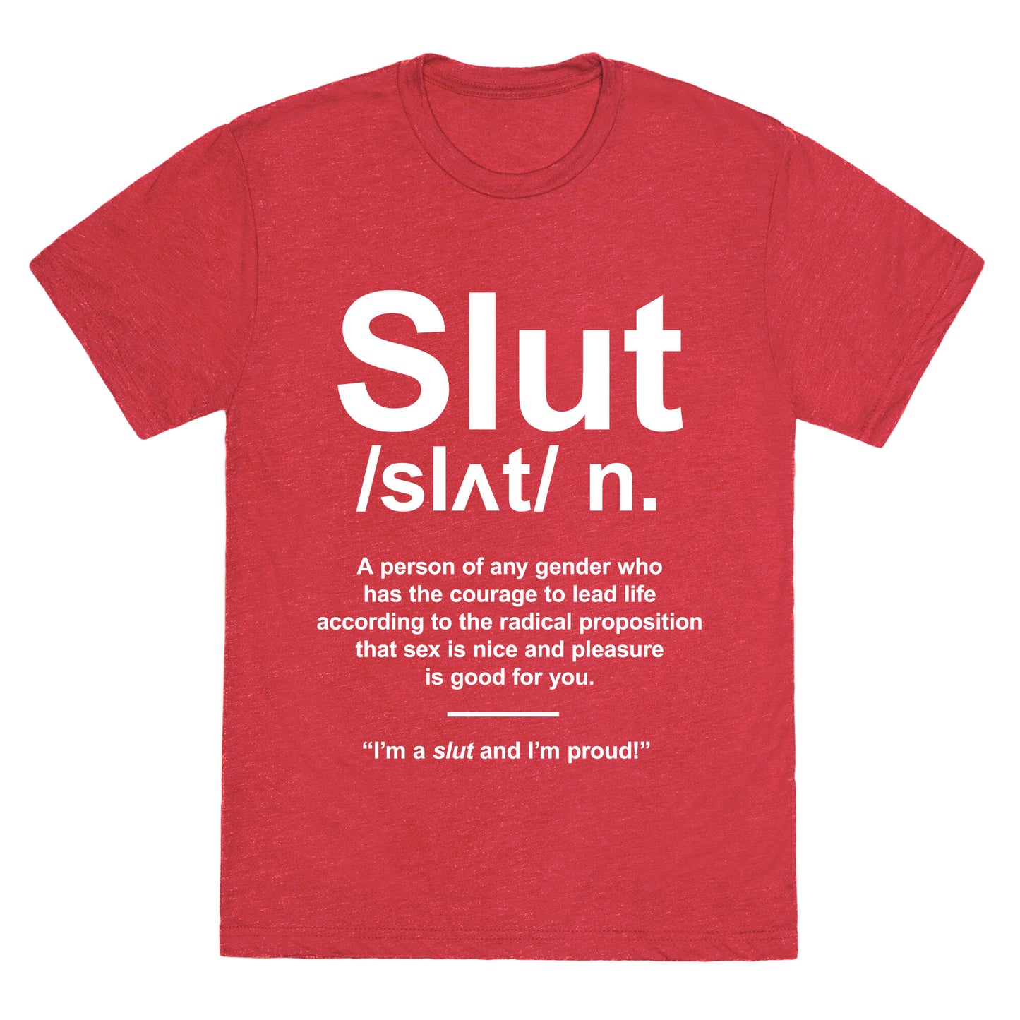 Slut Definition Unisex Triblend Tee