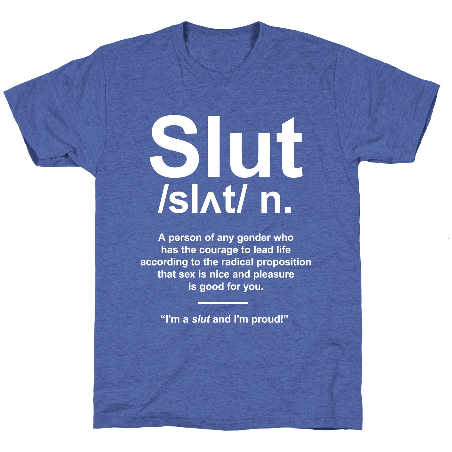 Slut Definition Unisex Triblend Tee