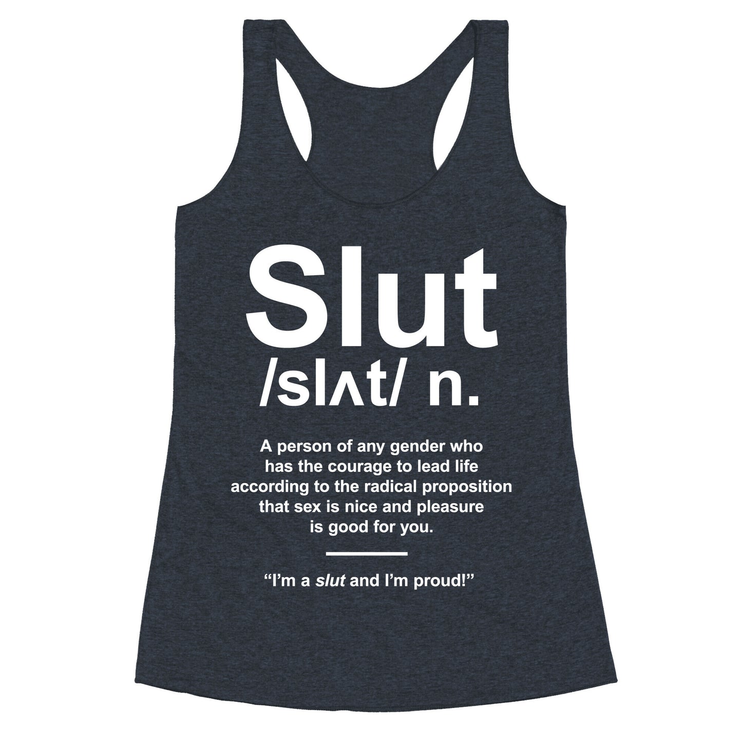 Slut Definition Racerback Tank