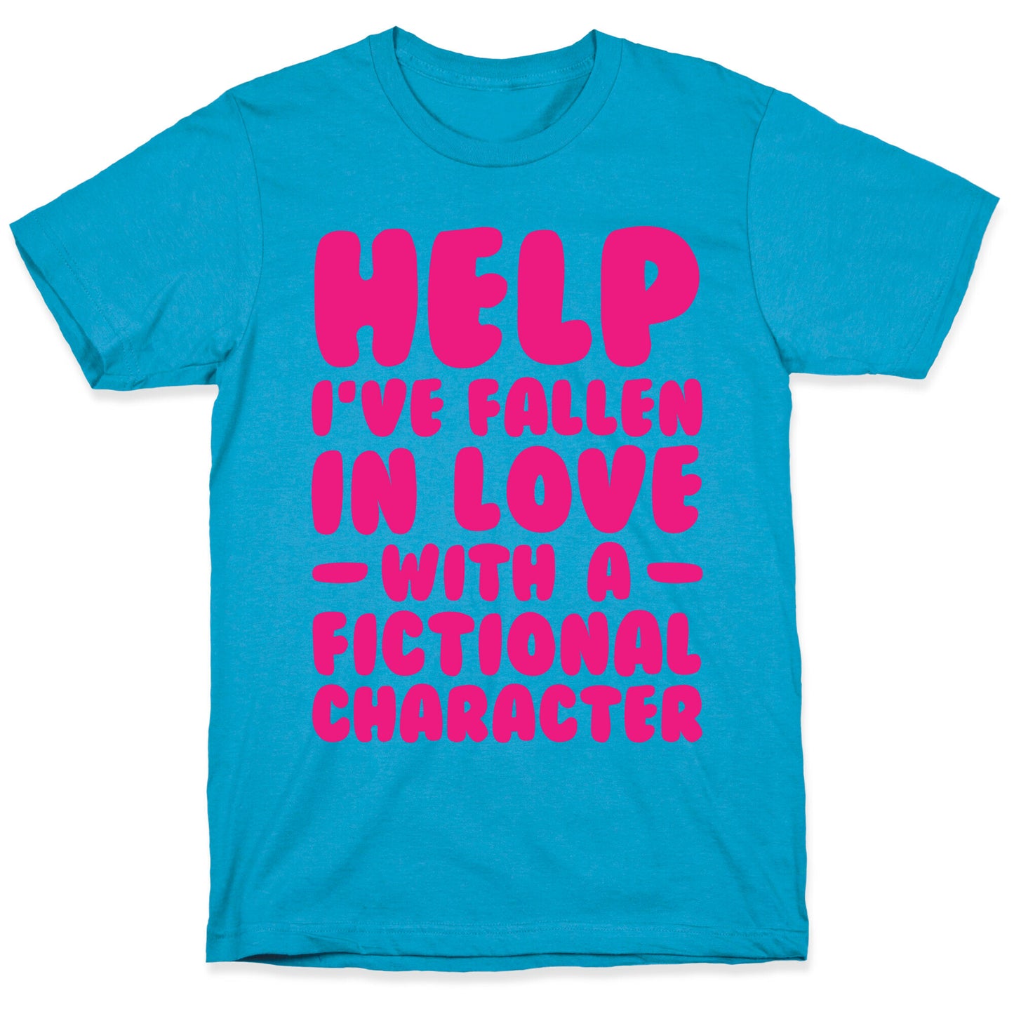 Help I've Fallen In Love With A Fictional Character Unisex Triblend Tee