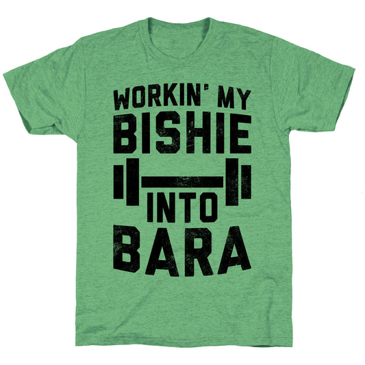 Workin' My Bishie Into Bara Unisex Triblend Tee