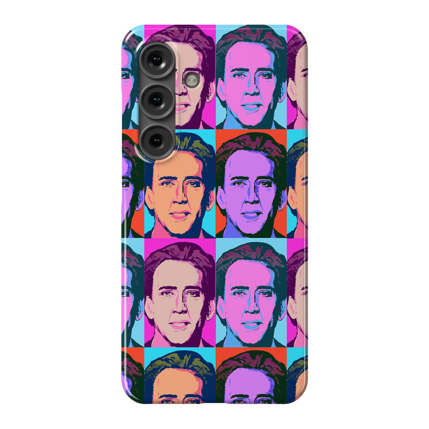 Nicolas Cage Pop Art Parody Phone Case