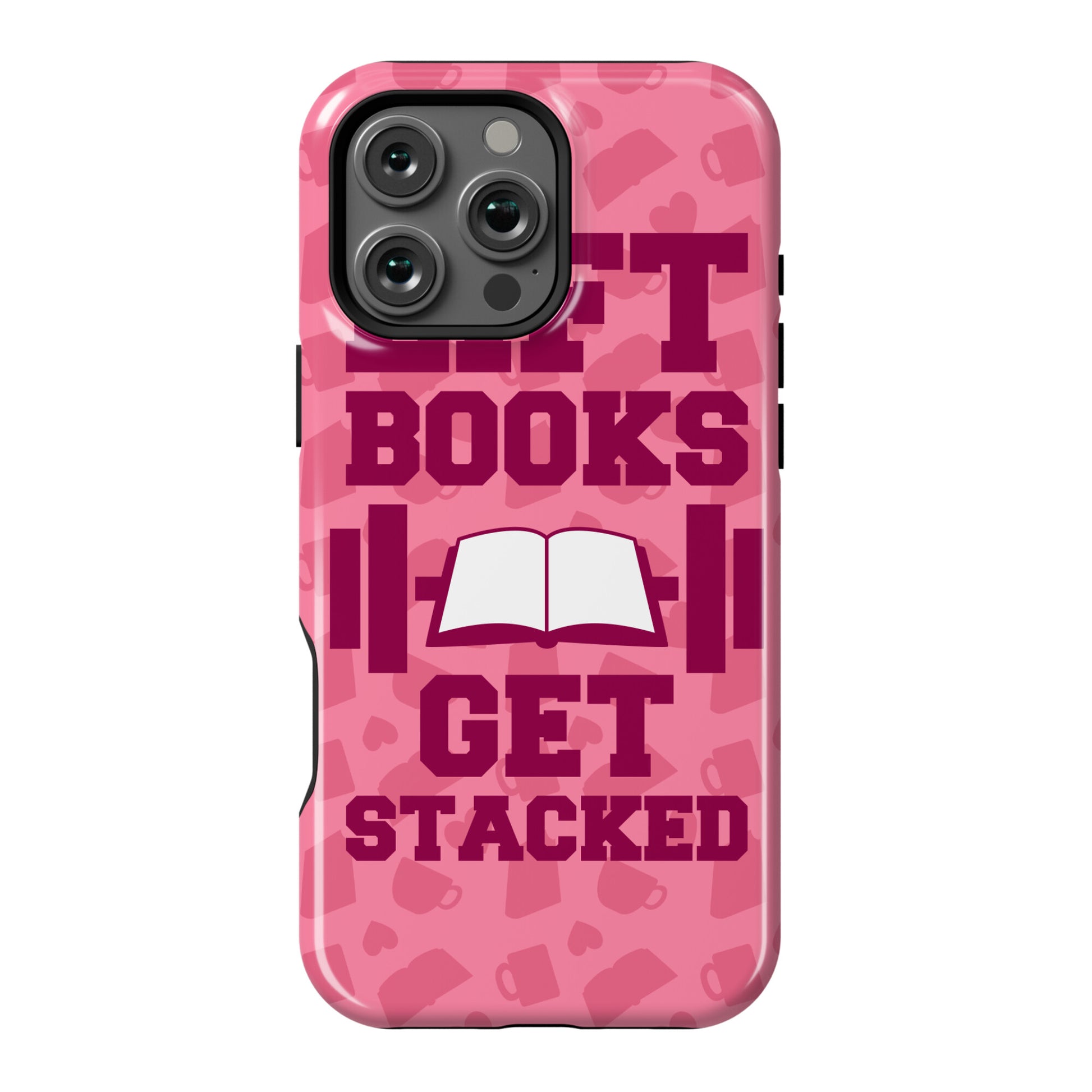 Lift Books, Get Stacked Phone Case