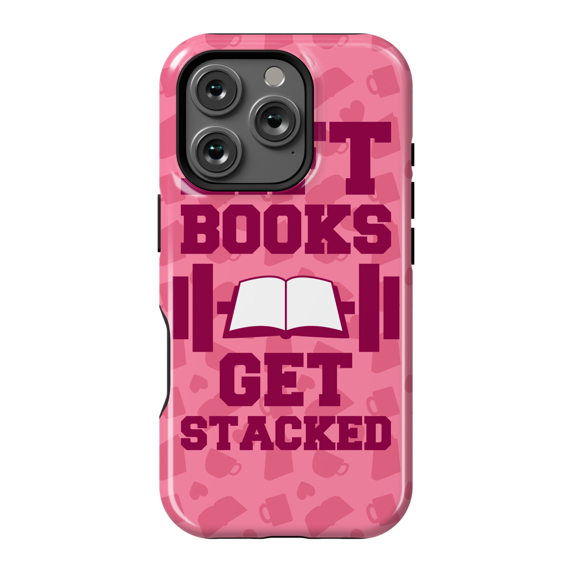 Lift Books, Get Stacked Phone Case