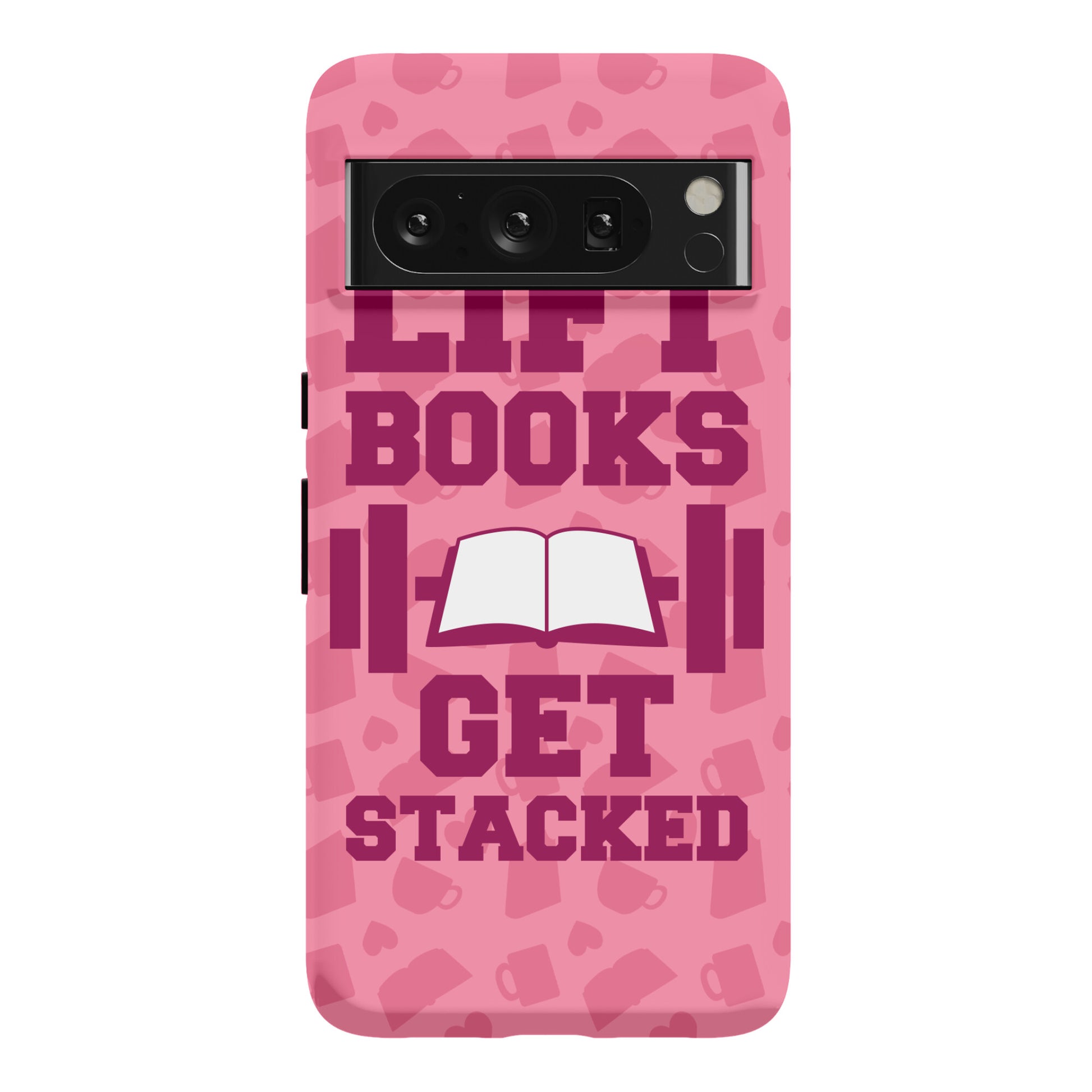 Lift Books, Get Stacked Phone Case