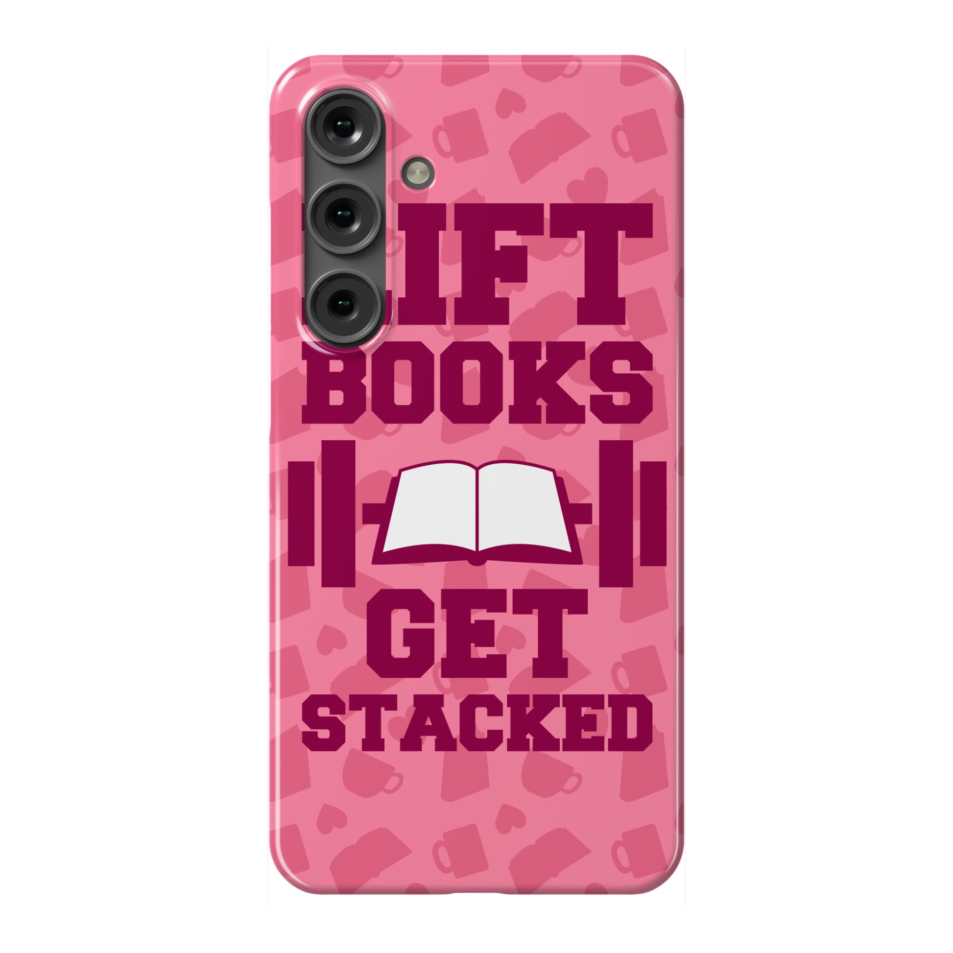 Lift Books, Get Stacked Phone Case