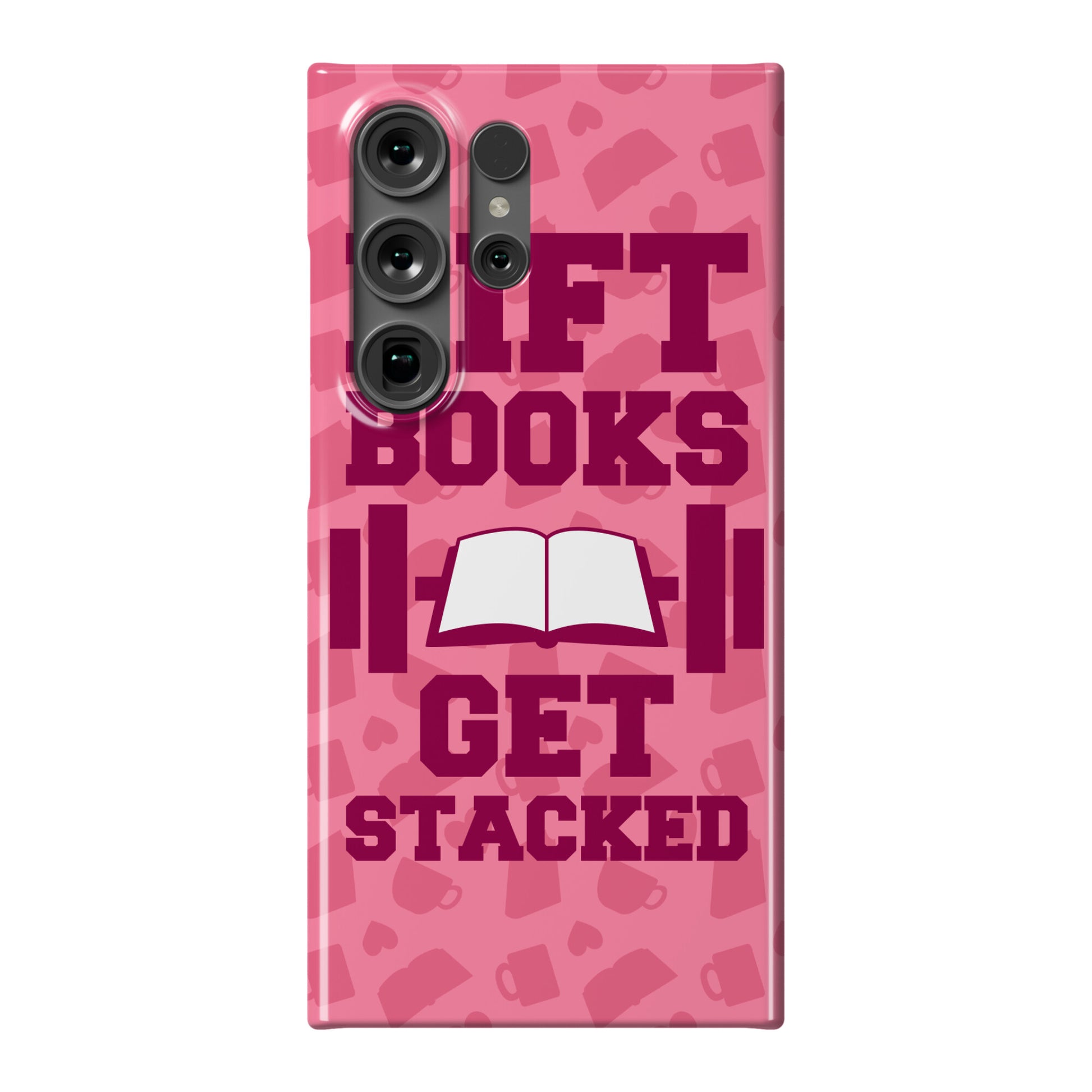 Lift Books, Get Stacked Phone Case