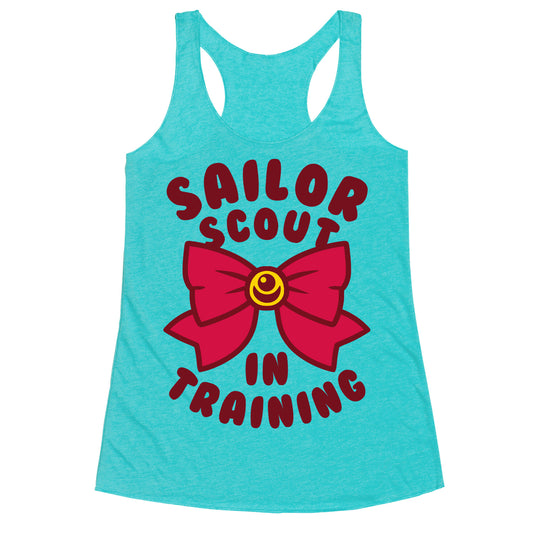 Sailor Scout In Training Racerback Tank