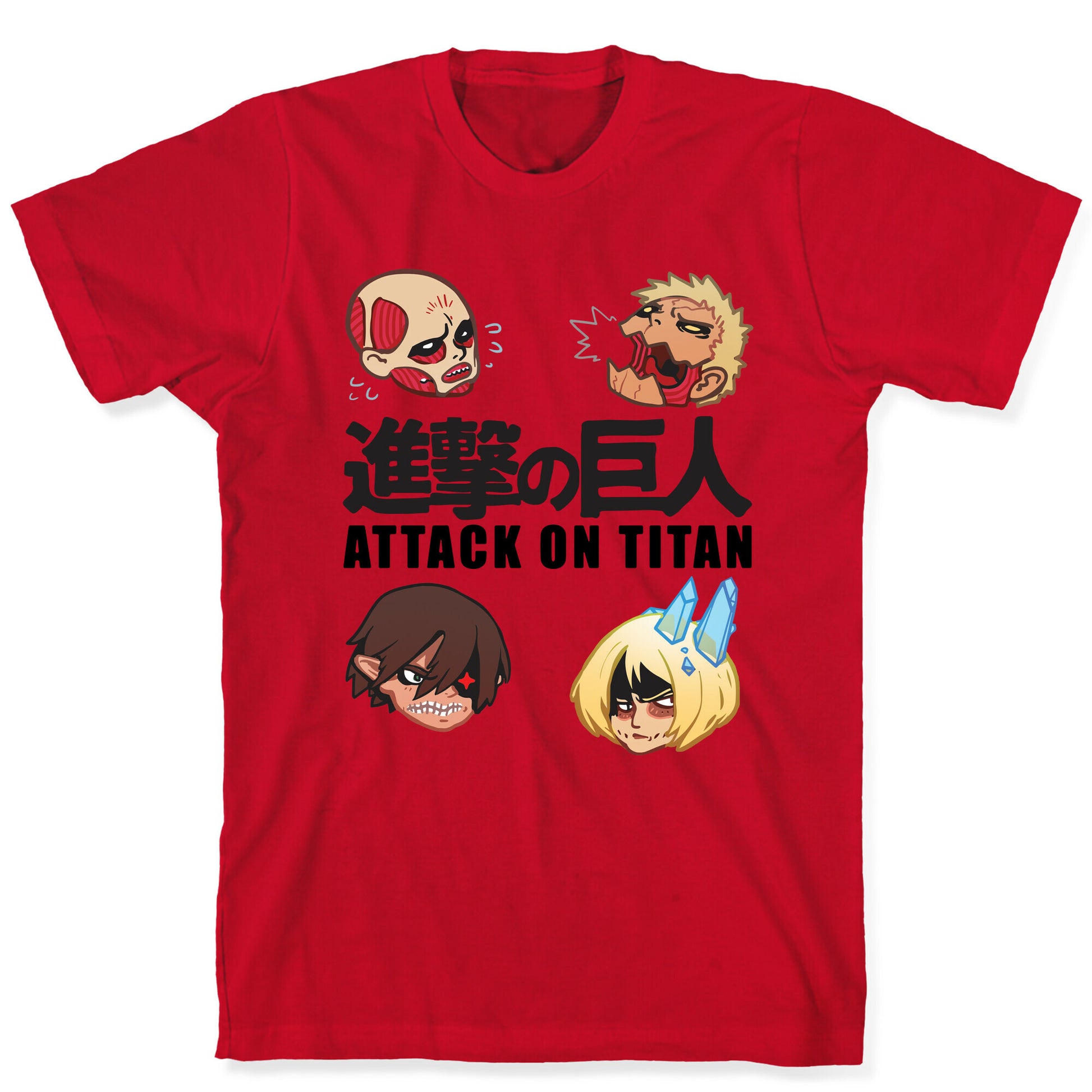 Attack On Titan Heads T-Shirt