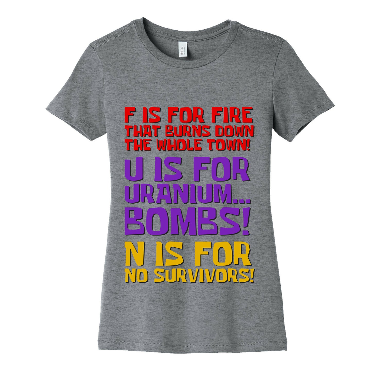 Plankton's F.U.N. Song Women's Cotton Tee