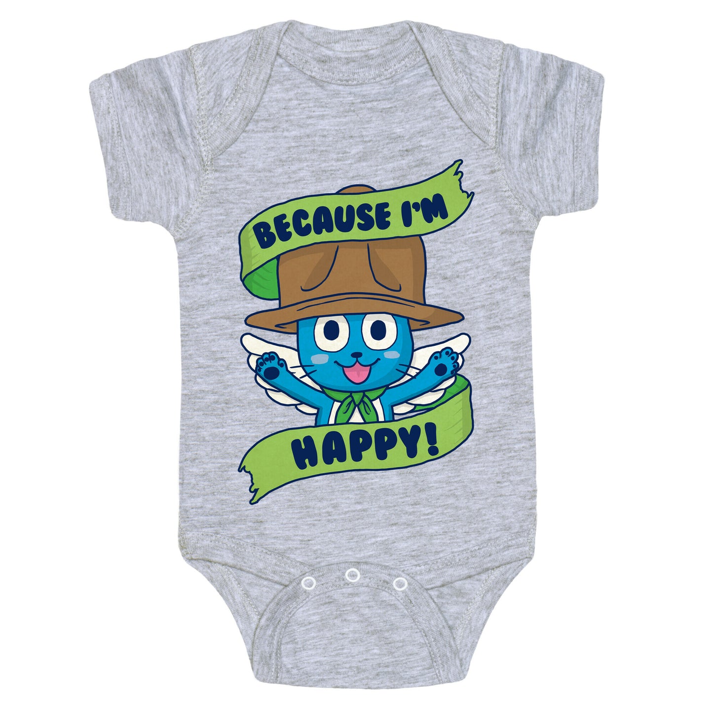 Because I'm Happy! Baby One Piece
