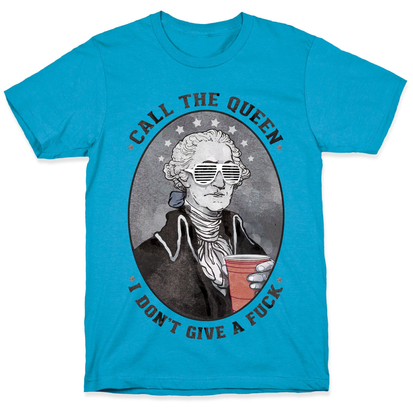Call The Queen I Don't Give A Fuck Unisex Triblend Tee