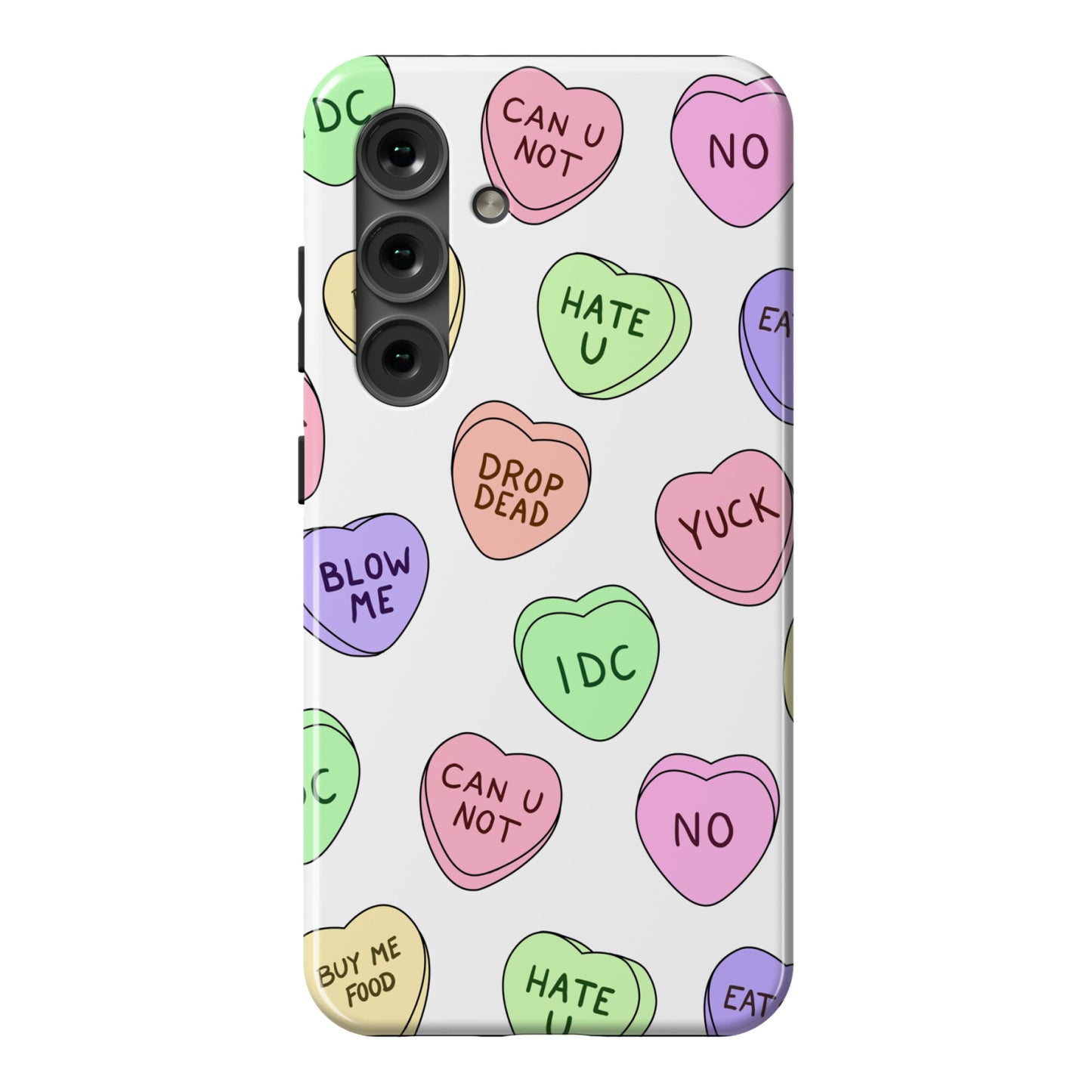 Conversation Hearts Phone Case