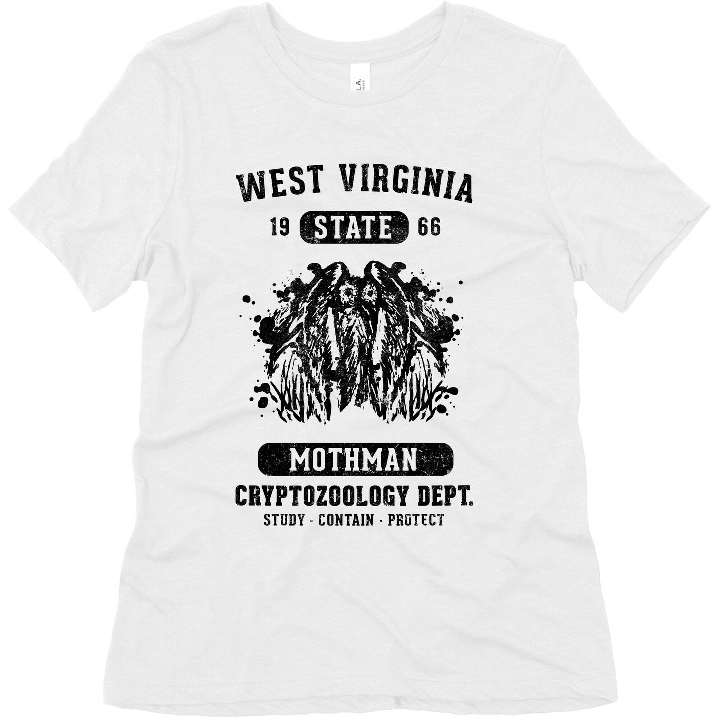West Virginia Mothman Cryptozoology Women's Triblend Tee