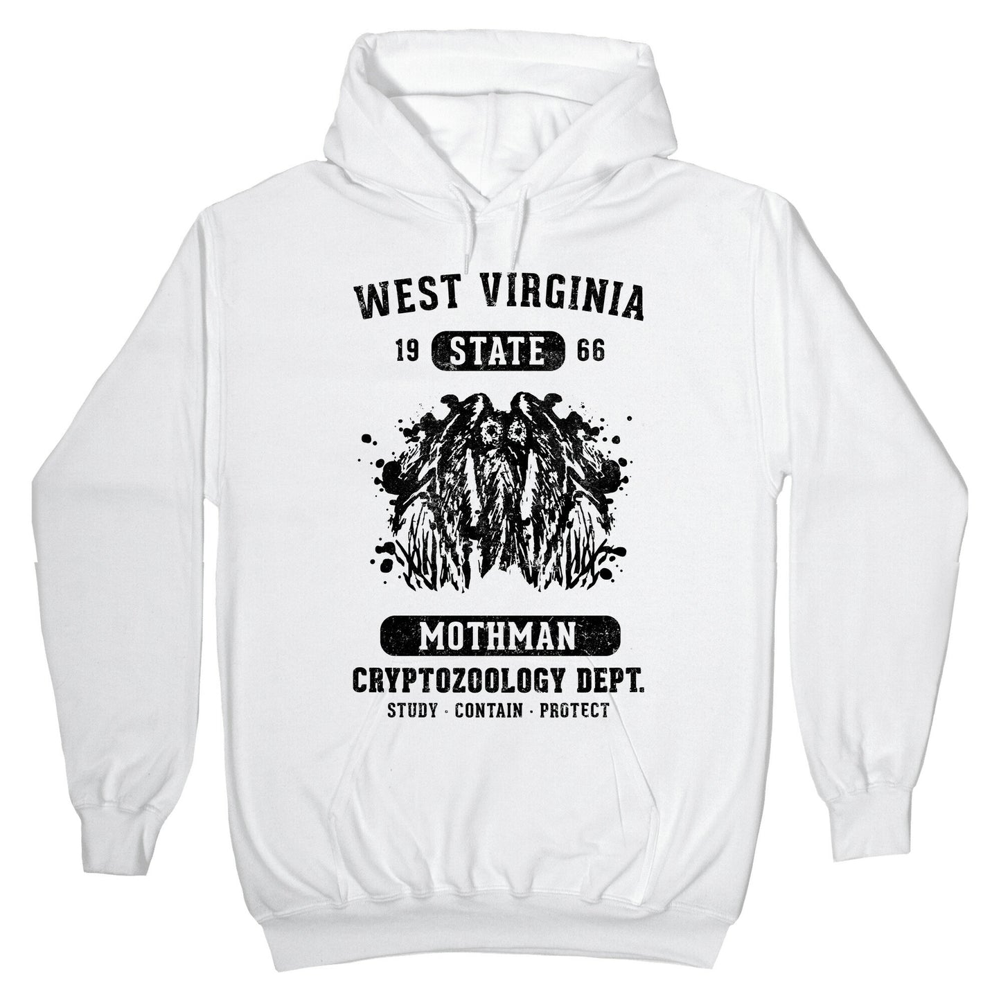 West Virginia Mothman Cryptozoology Hoodie
