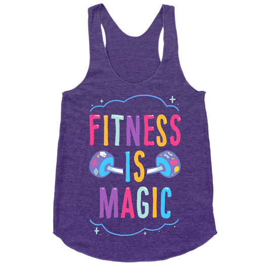 Fitness Is Magic Racerback Tank