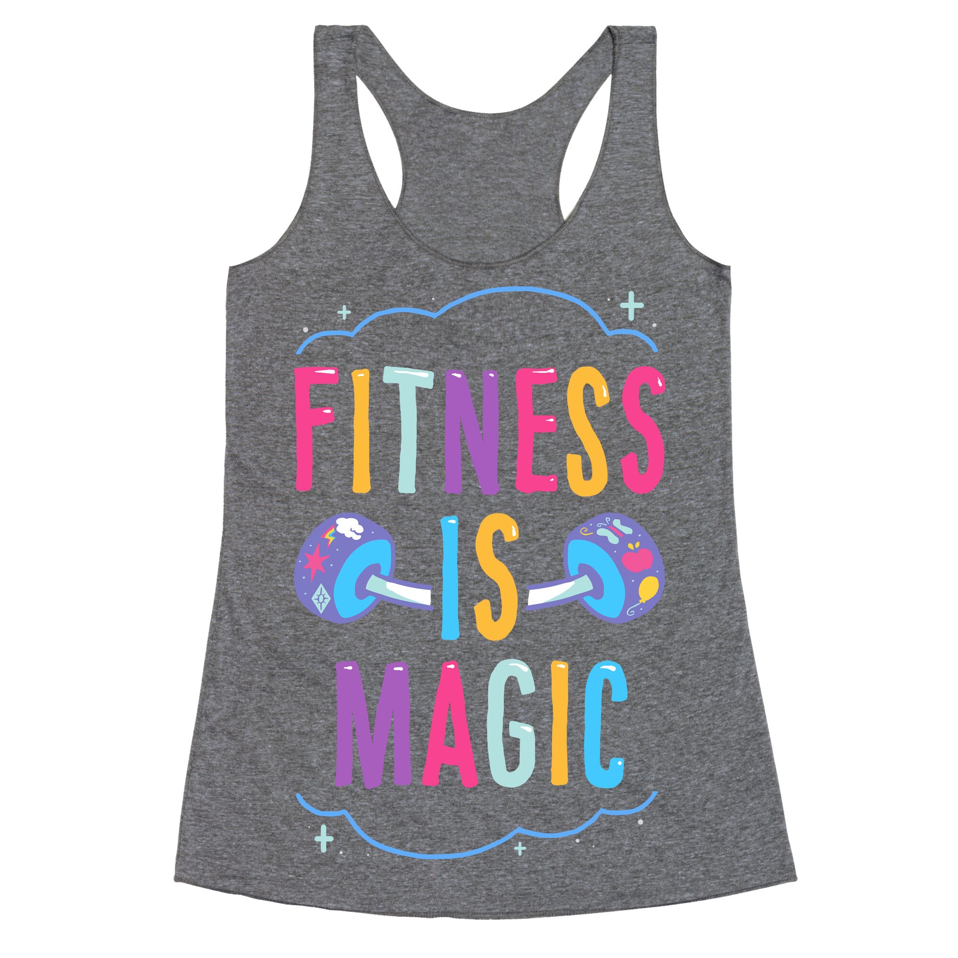 Fitness Is Magic Racerback Tank