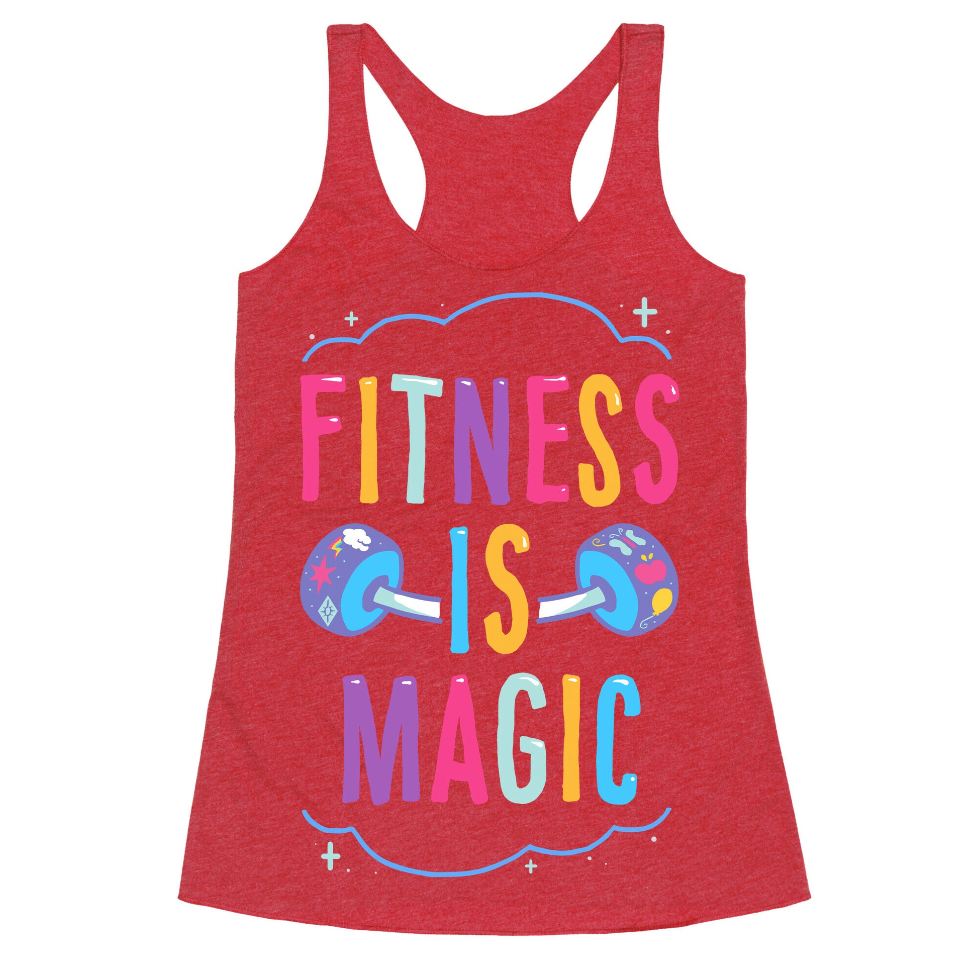 Fitness Is Magic Racerback Tank