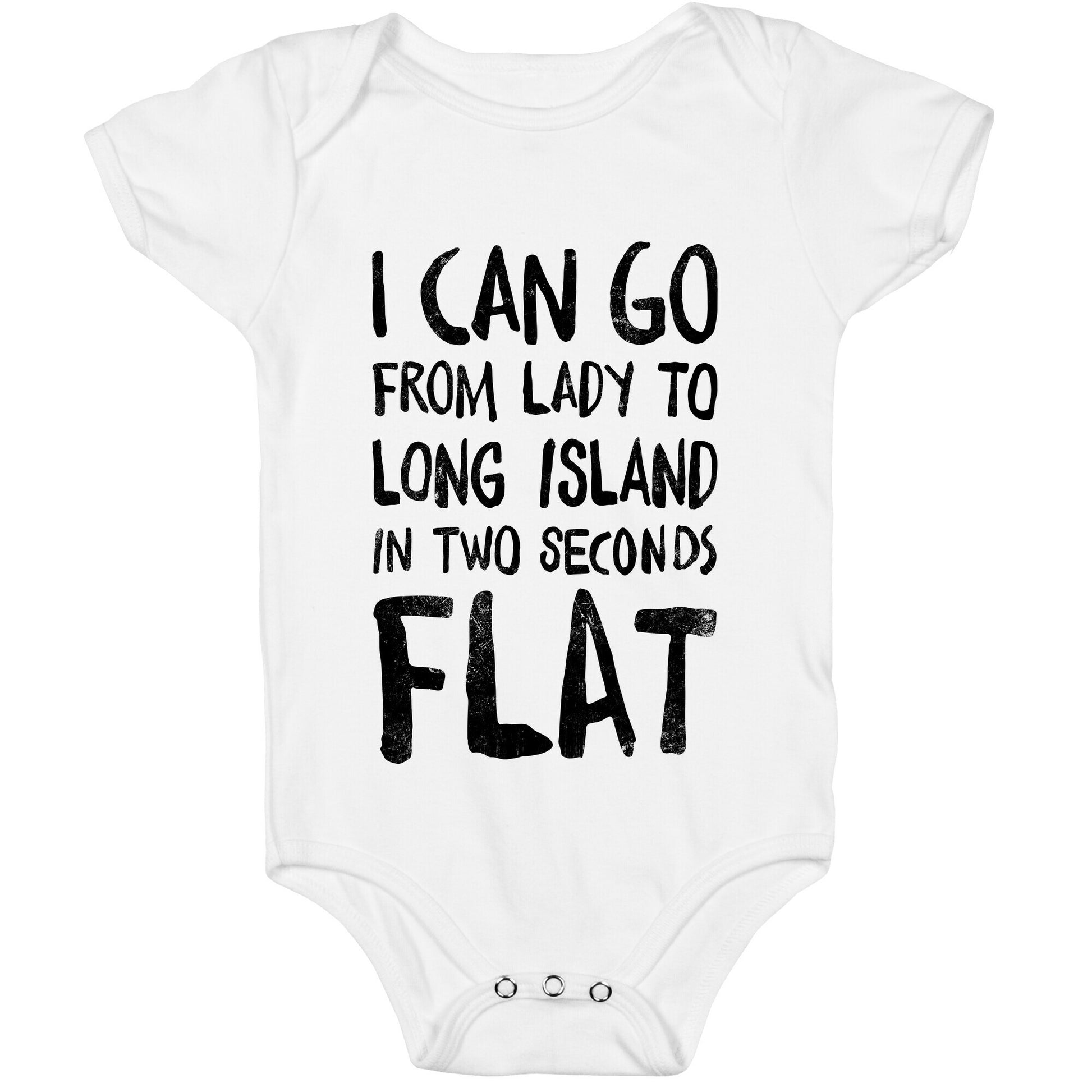 I Can Go From Lady To Long Island In 2 Seconds Flat (Vintage) Baby One Piece