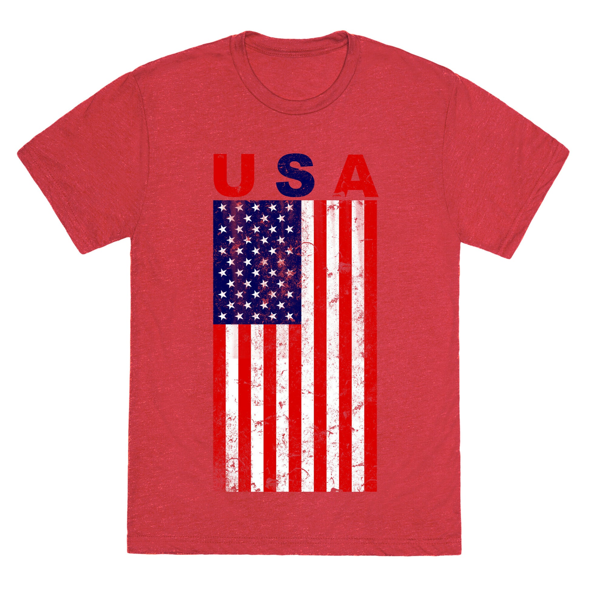 USA Flag Unisex Triblend Tee