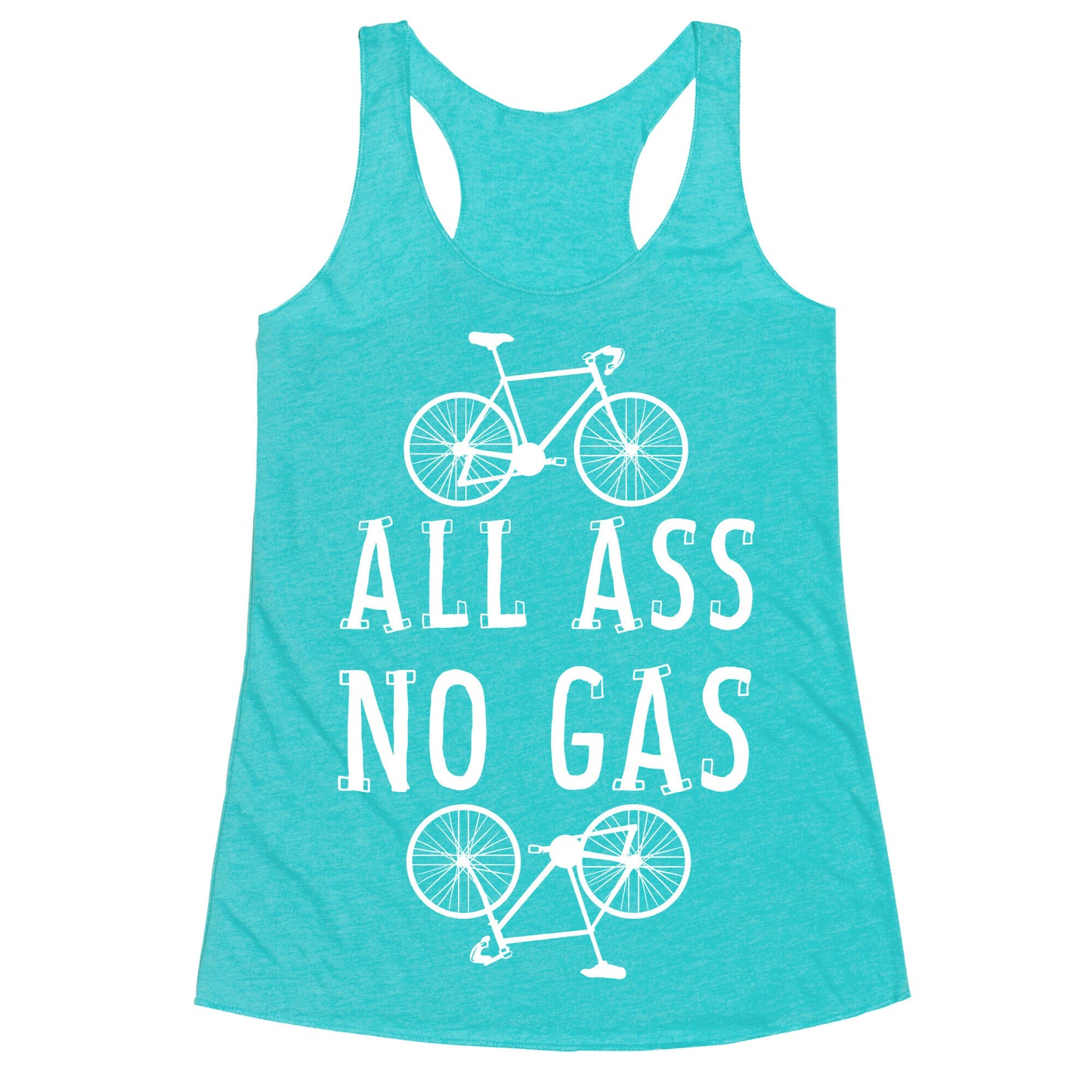 All Ass. No Gas! Racerback Tank