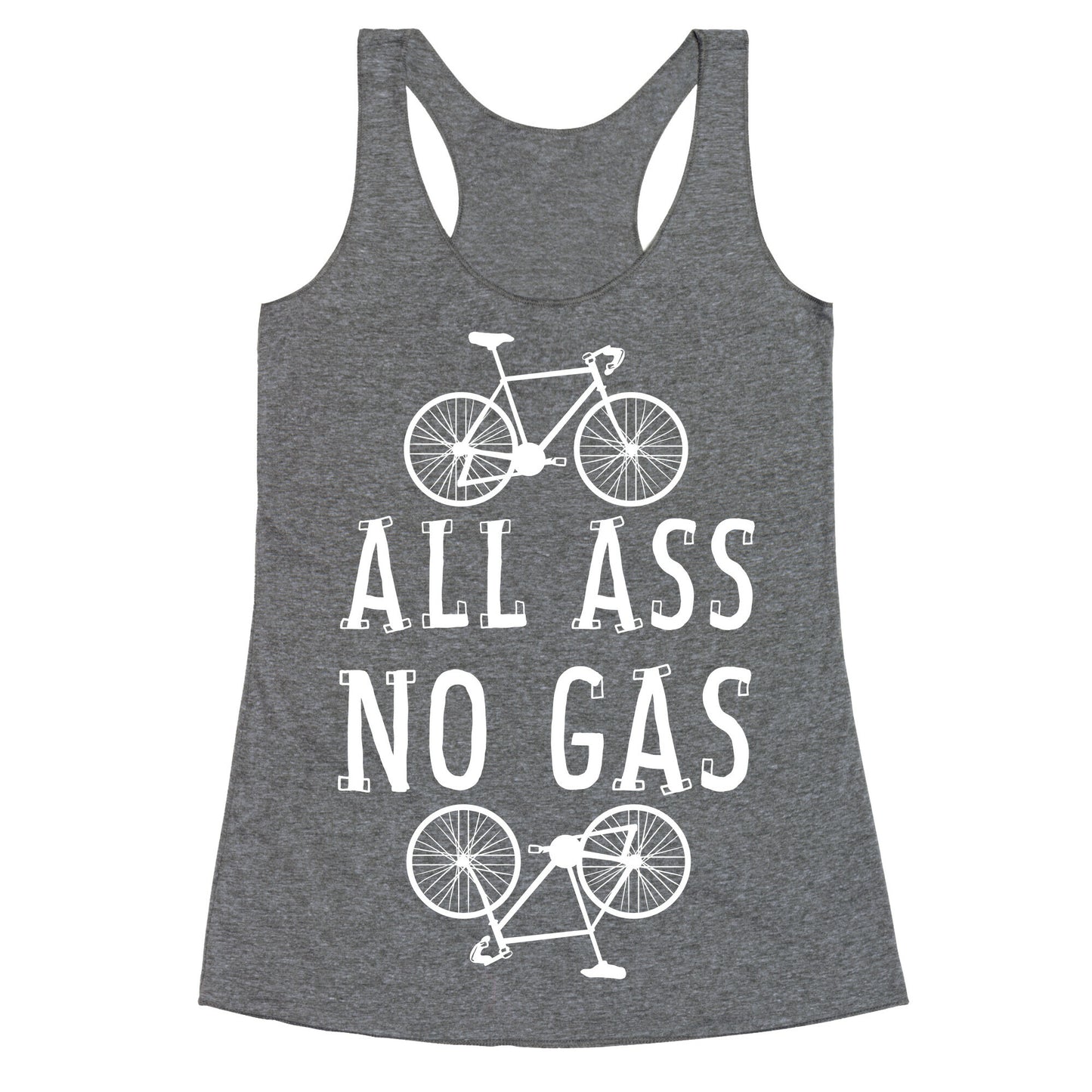 All Ass. No Gas! Racerback Tank