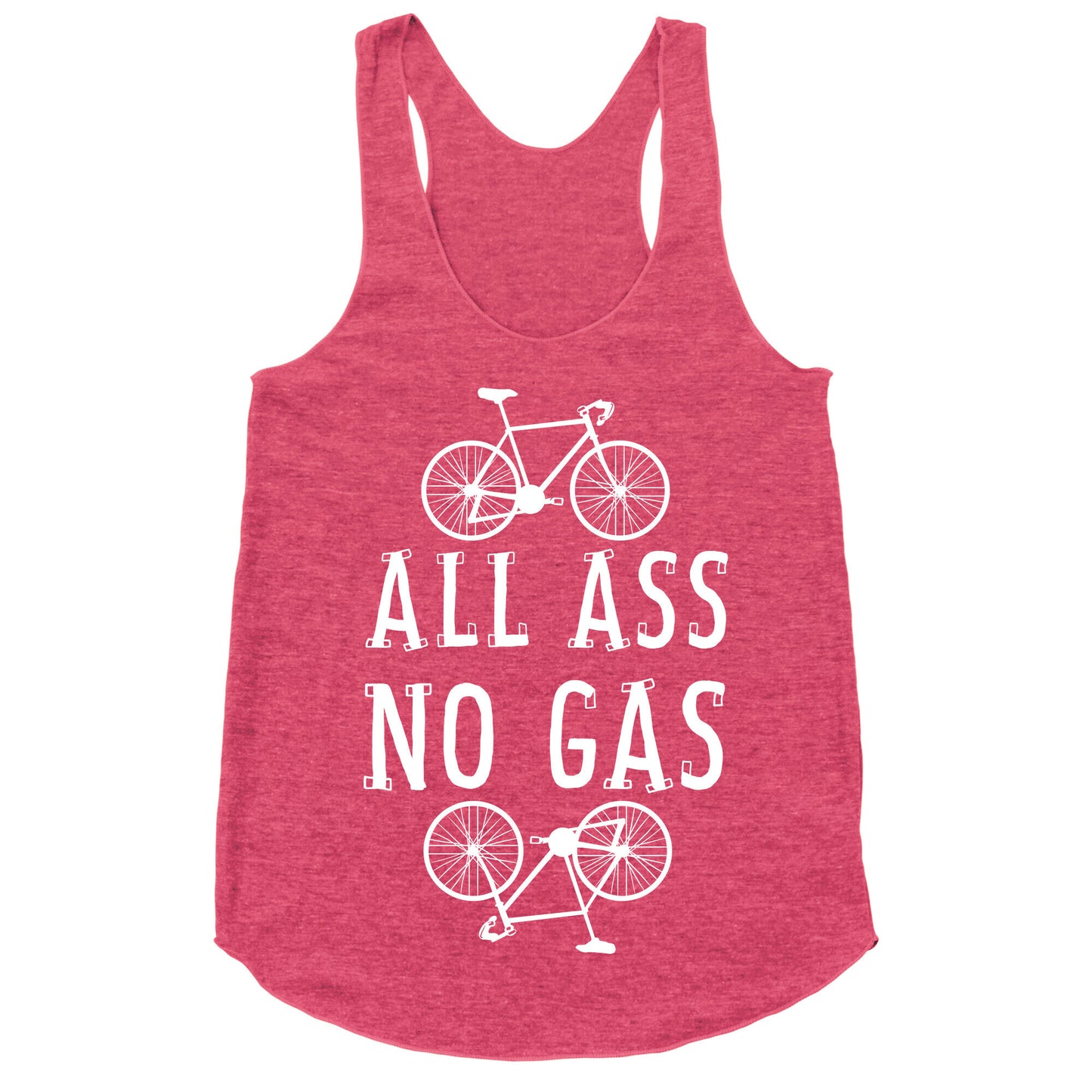 All Ass. No Gas! Racerback Tank