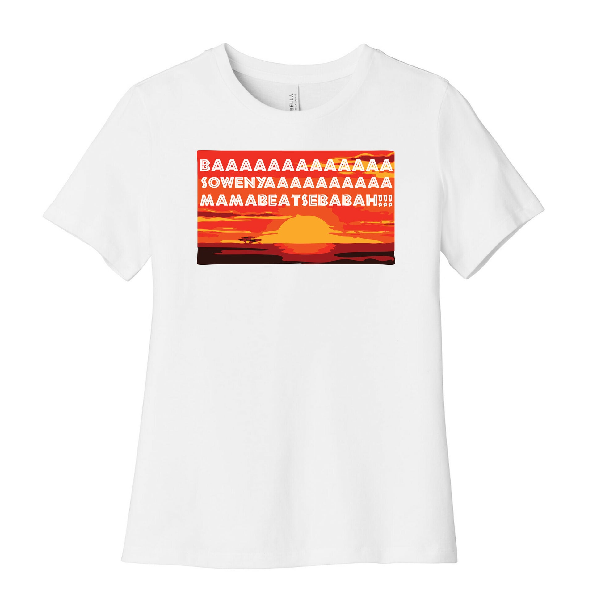 LION KING OPENING SONG (TANK) Women's Cotton Tee