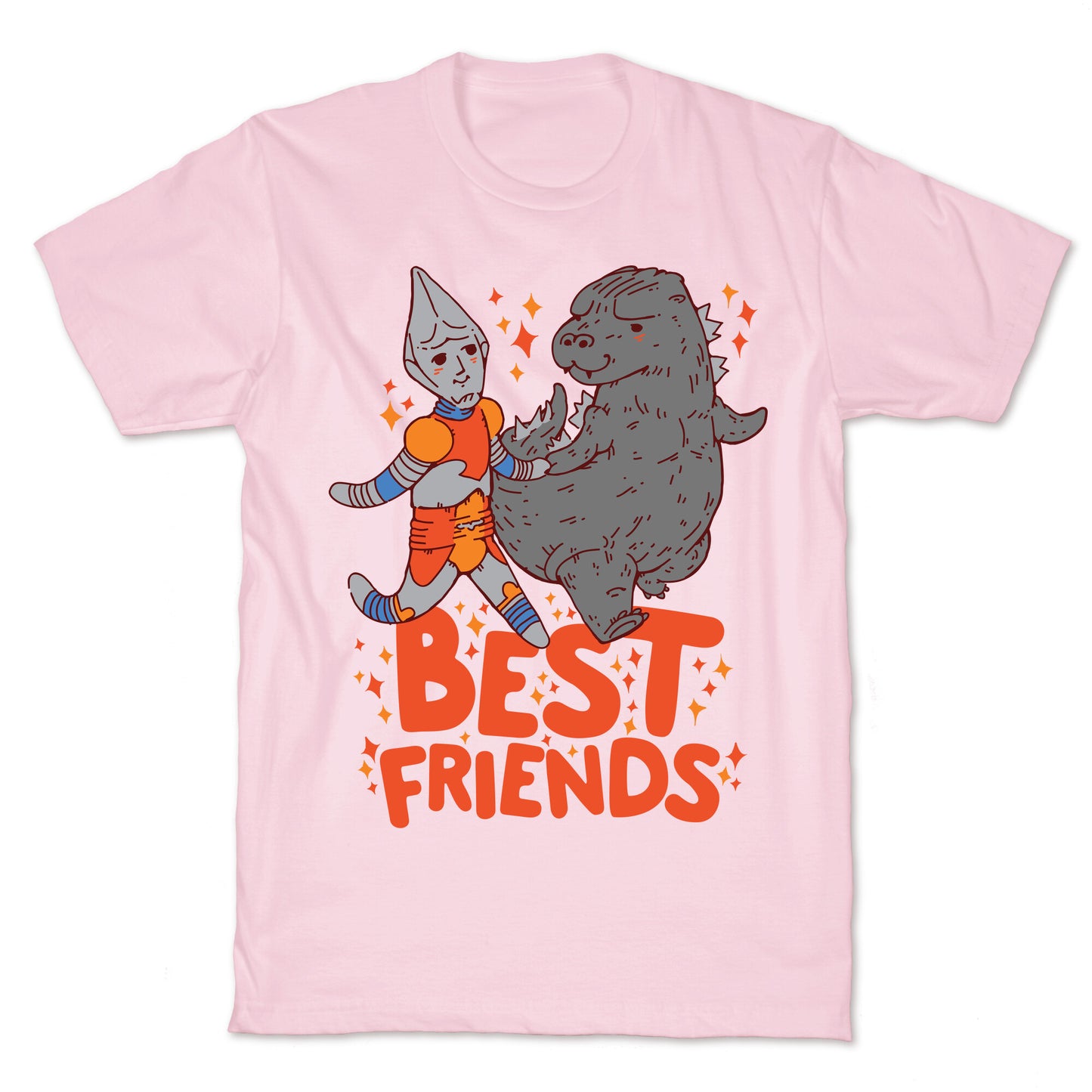 Best Friends Jet Jaguar & Godzilla T-Shirt
