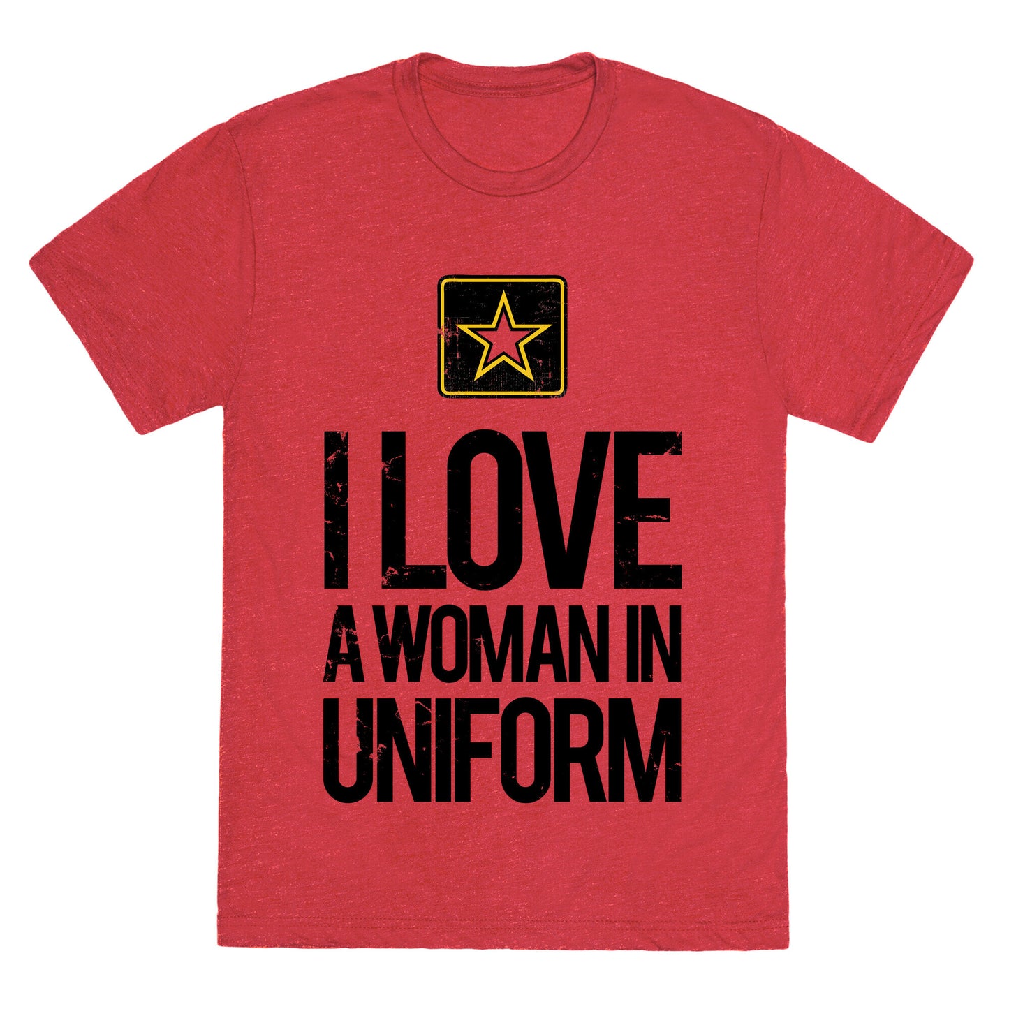 I Love A Woman In Uniform Unisex Triblend Tee