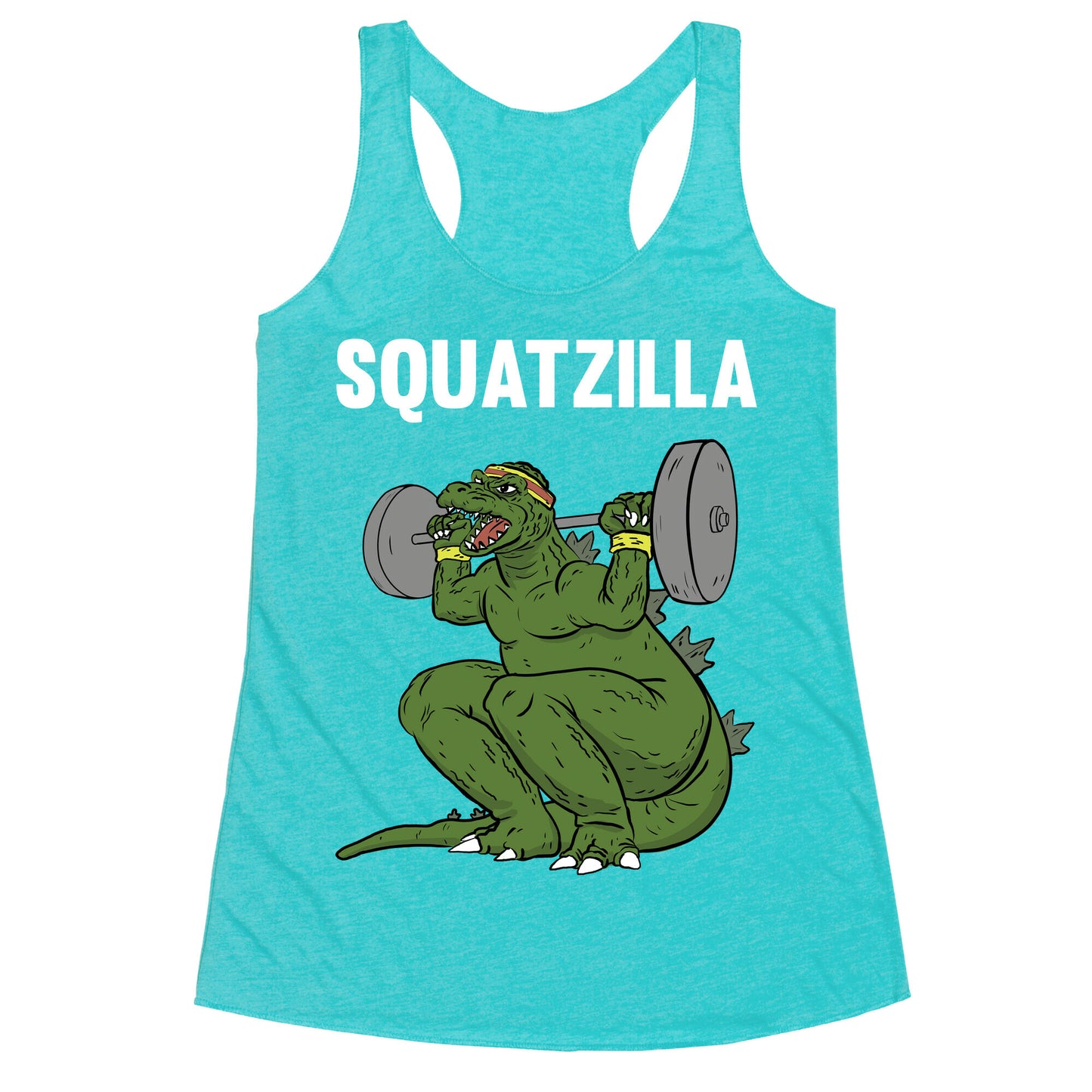 Squatzilla Racerback Tank