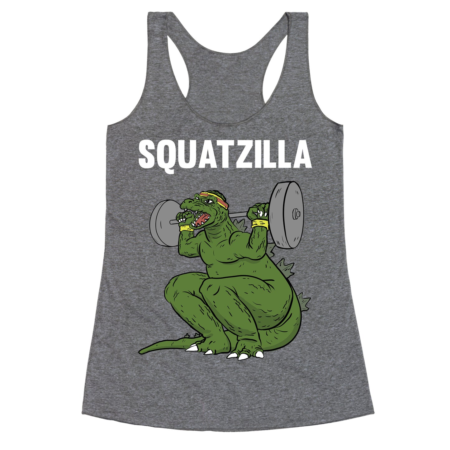 Squatzilla Racerback Tank