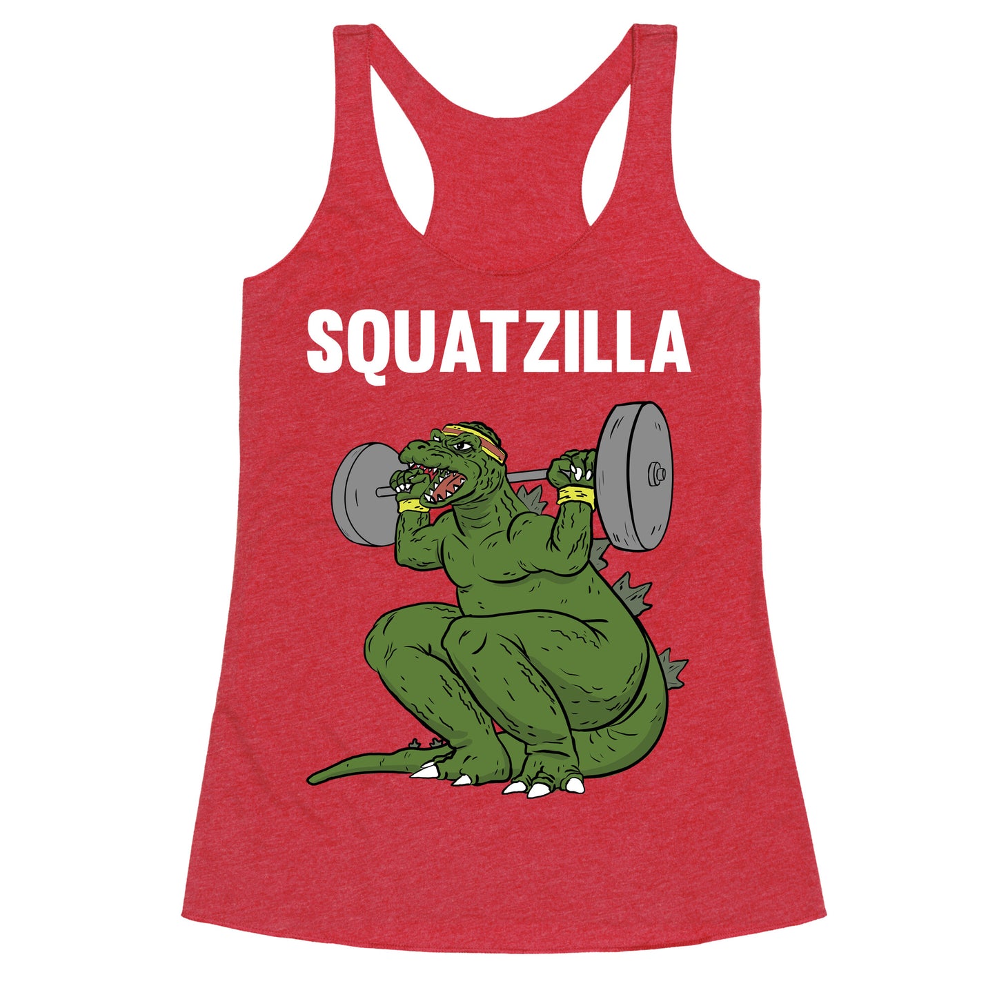 Squatzilla Racerback Tank