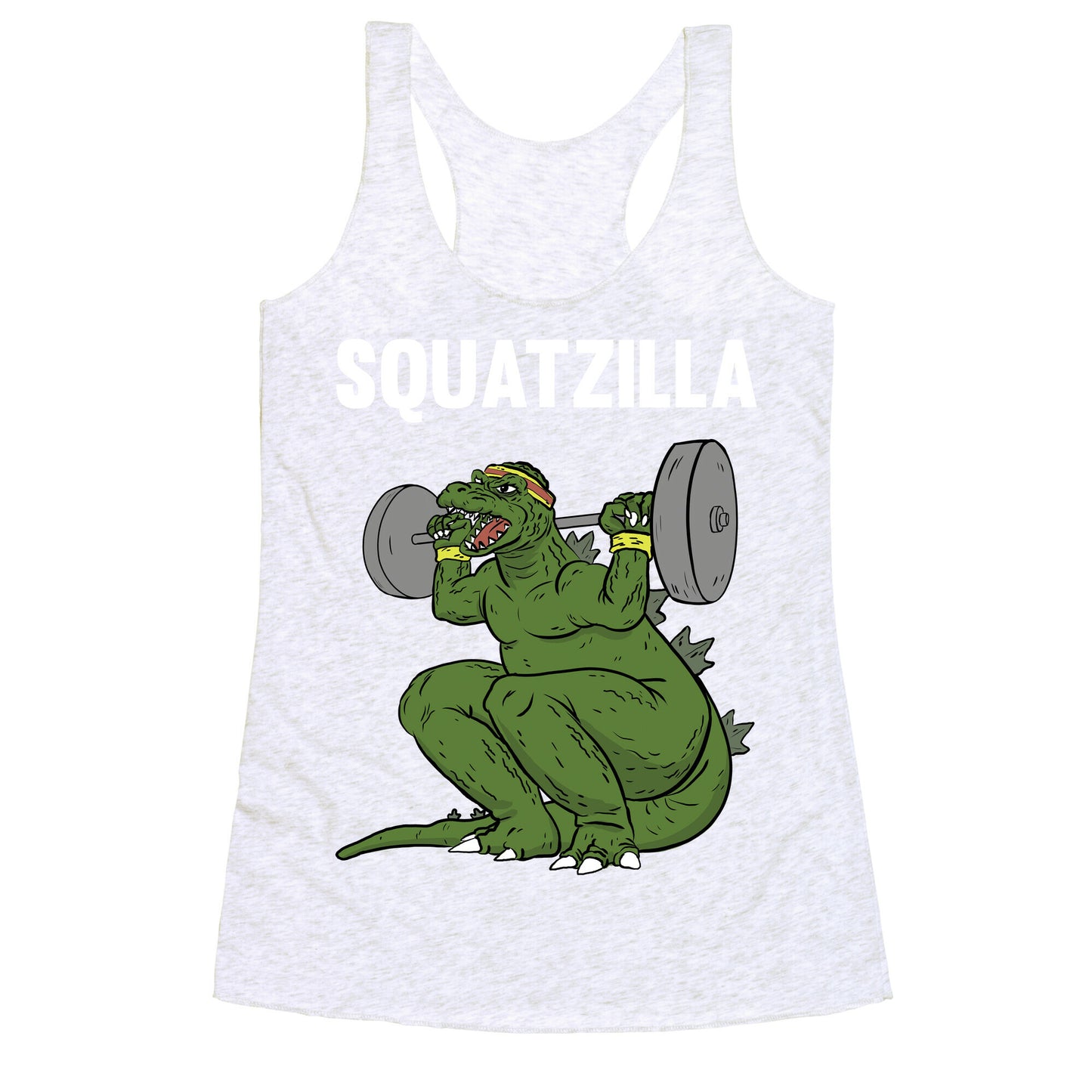 Squatzilla Racerback Tank