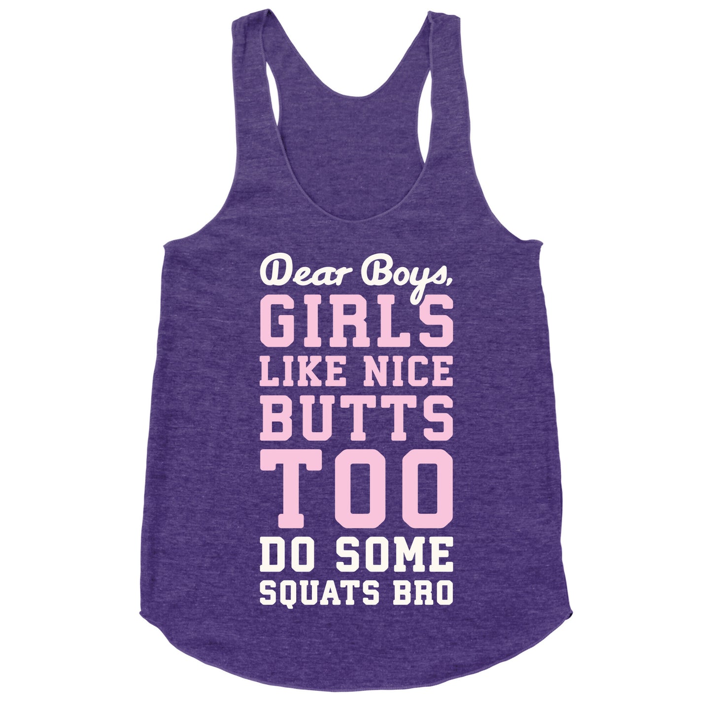 Do Some Squats Bro Racerback Tank