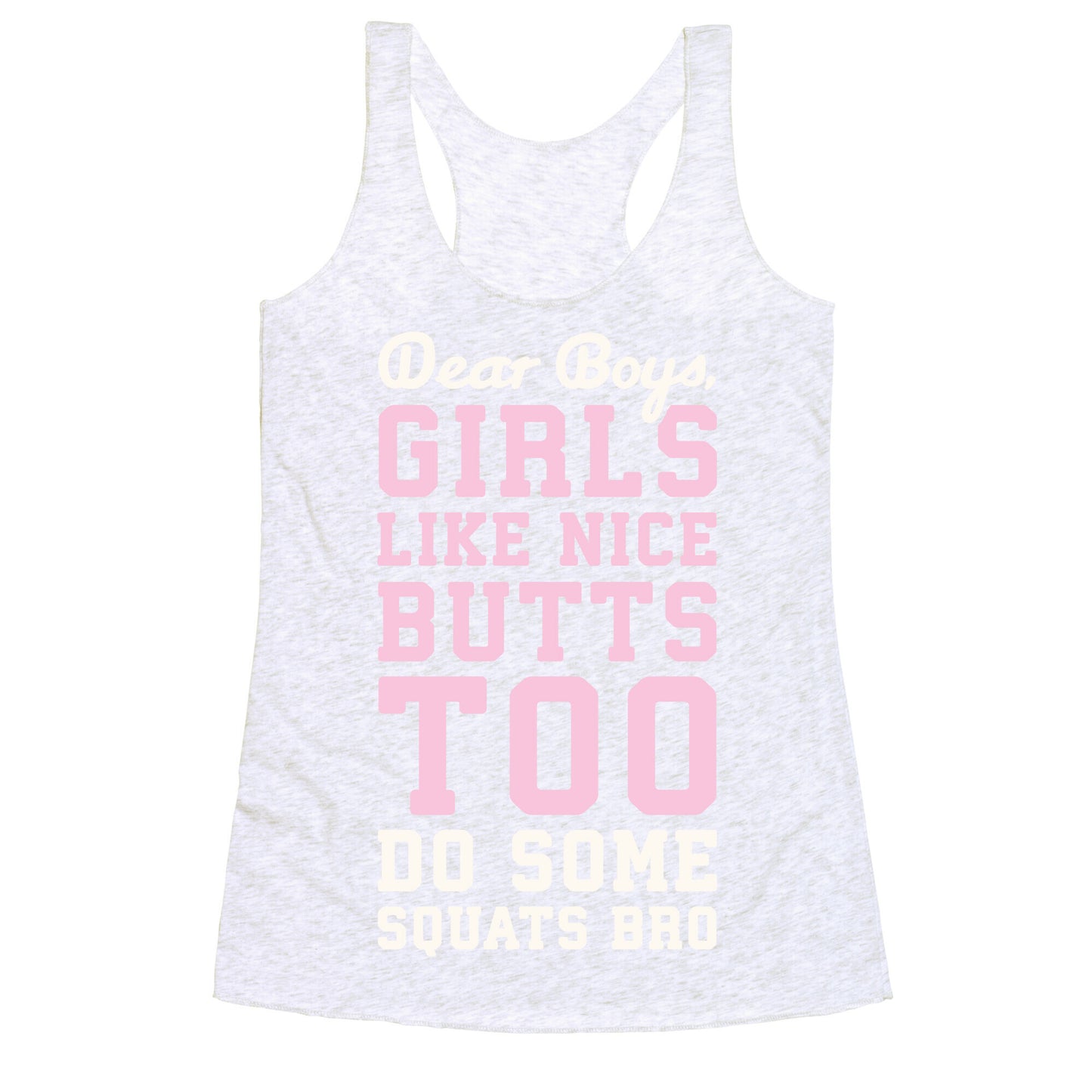 Do Some Squats Bro Racerback Tank